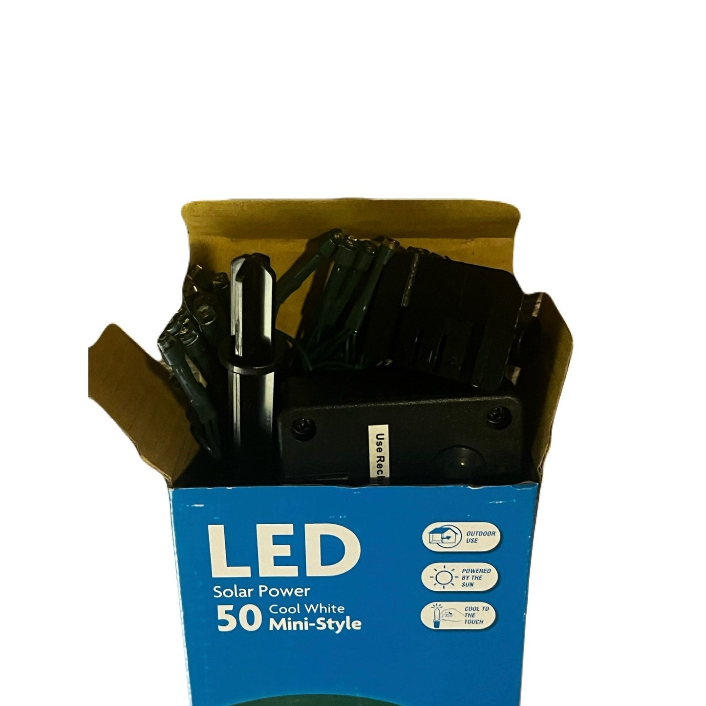 50 LED Solar Power Cool White Mini-Style