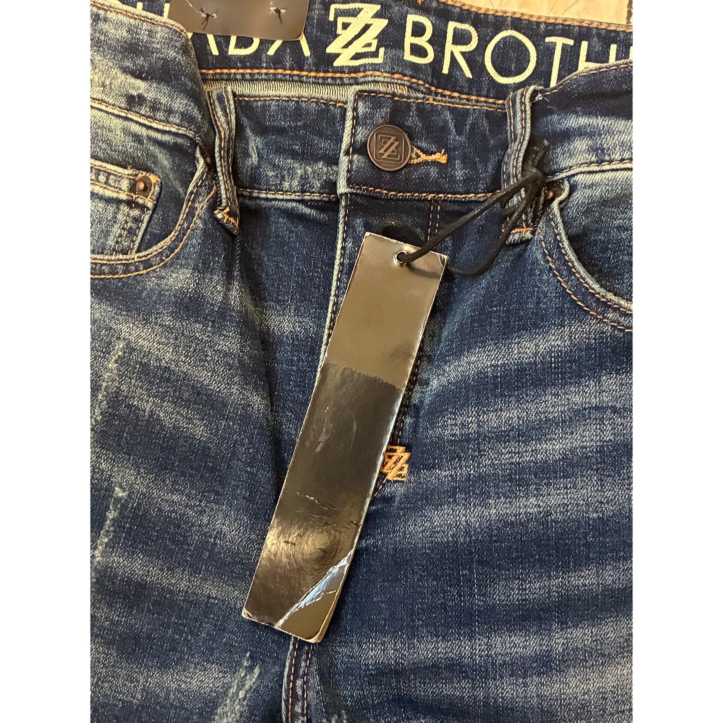 Shaba Z Brothers Blue Super Slim Fit SBFBD216 Size 34