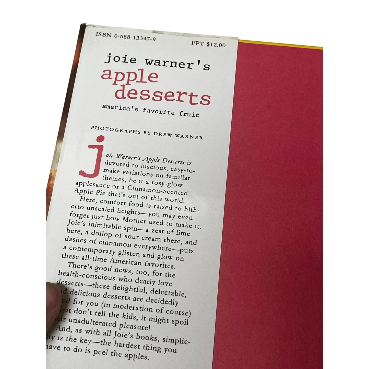Joie Warner's Apple Desserts: America's Favorite Fruit