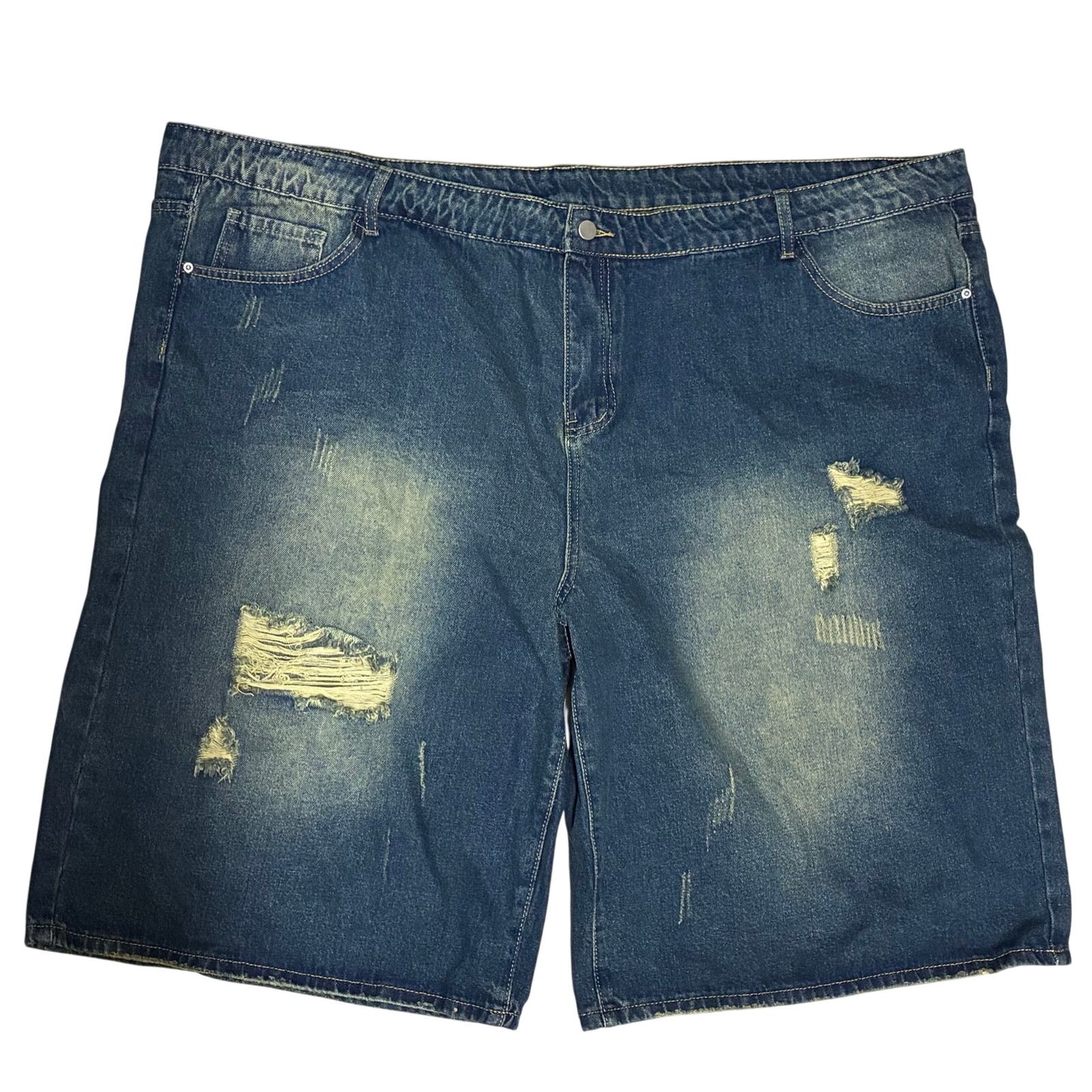 Manfinity Men’s Blue Denim Shorts Size 6XL