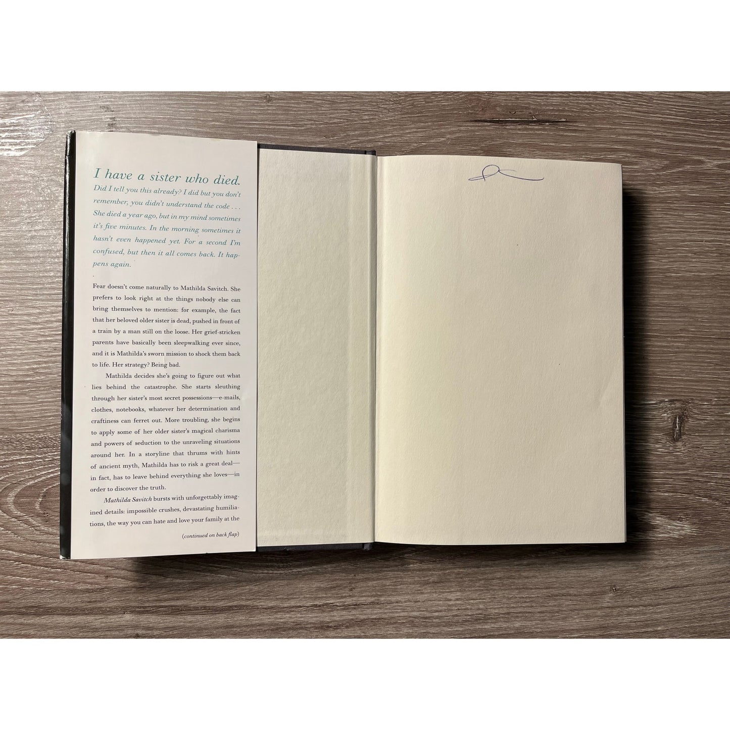 Mathilda Savitch Hardcover Book By Victor Lodato