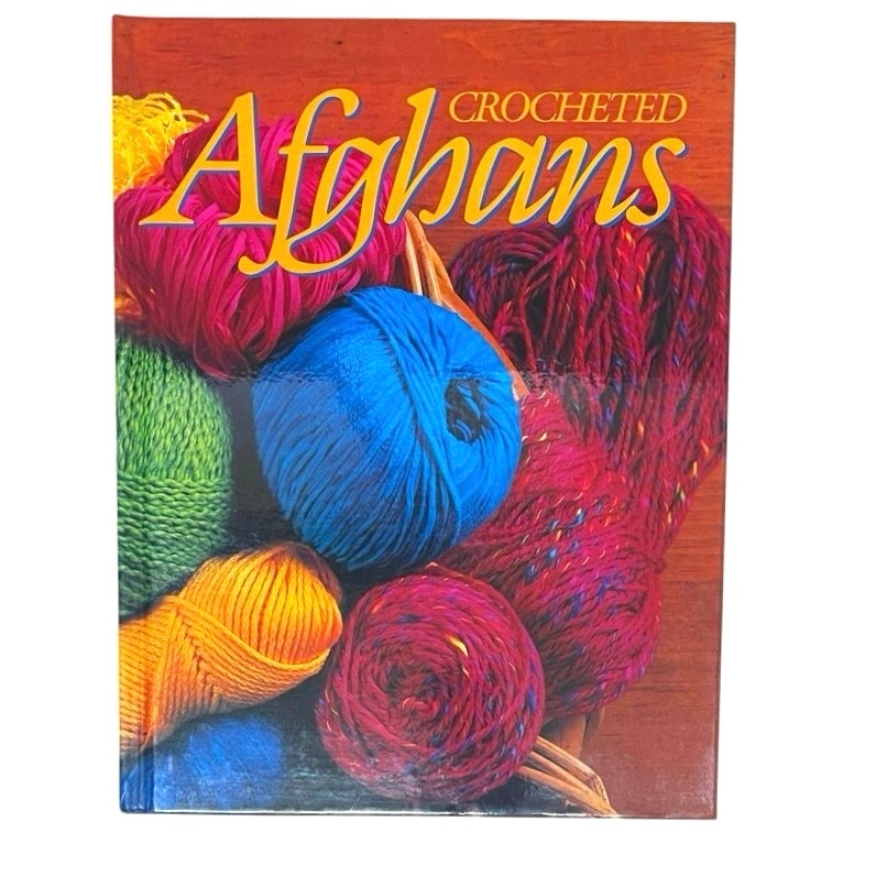 Crocheted Afghans Carol Cook Hagood Hardcover Book
