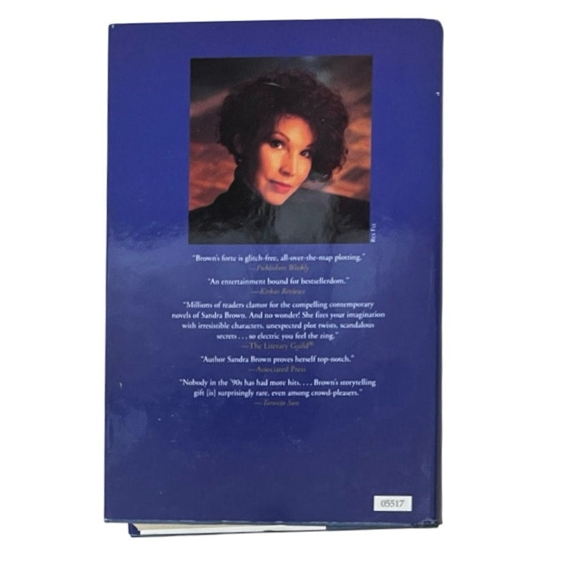 Exclusive Sandra Brown Hardcover Book