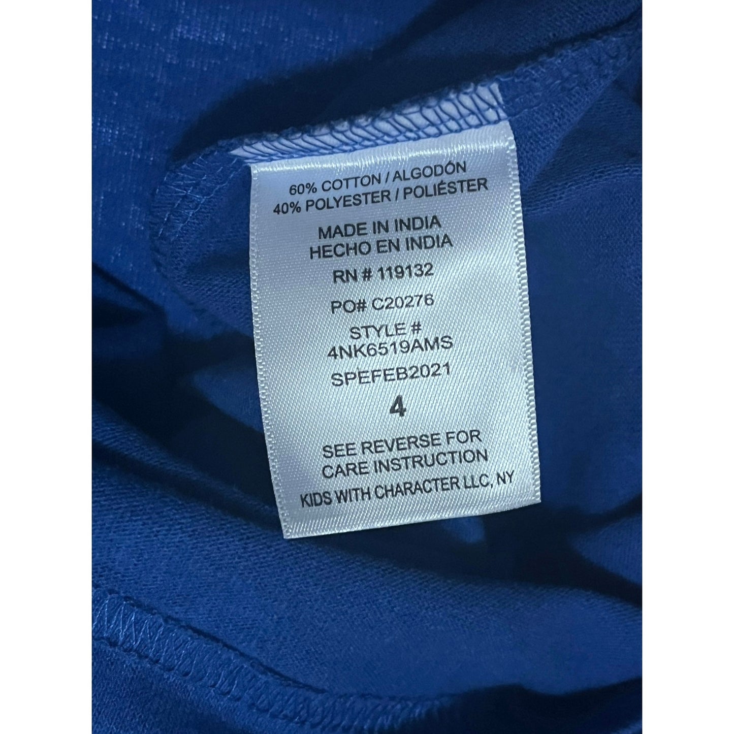 Pawsome Squad Blue Kids T-Shirt Size 4