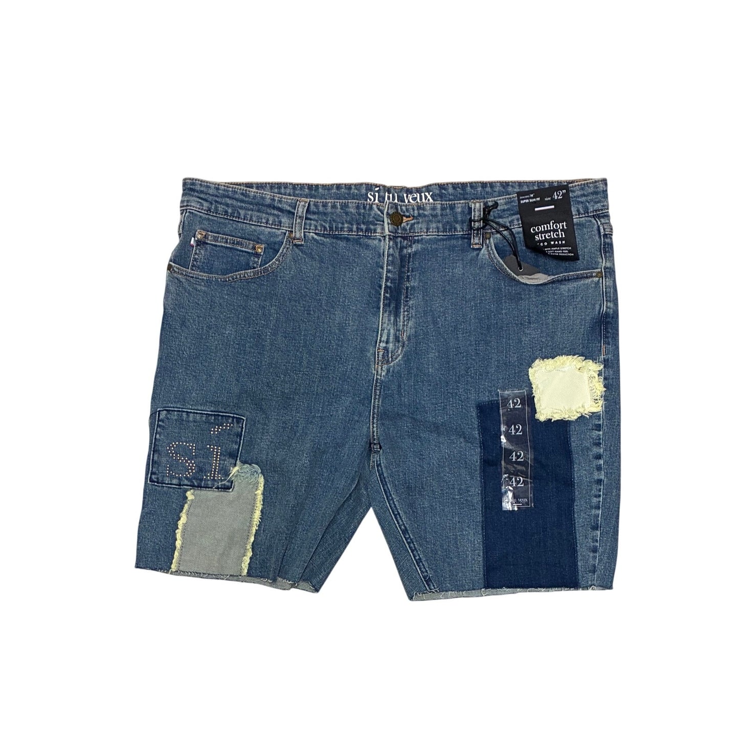 Si Tu Veux Collage Jean Indigo Wash TV0017 Size 42