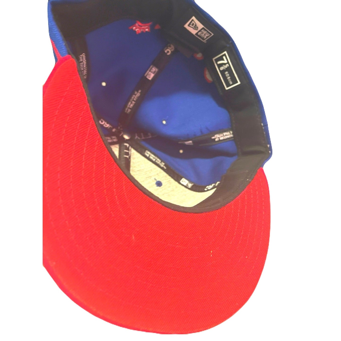 New Era Empire Entertainment Royal & Red Hat Size 7 5/8