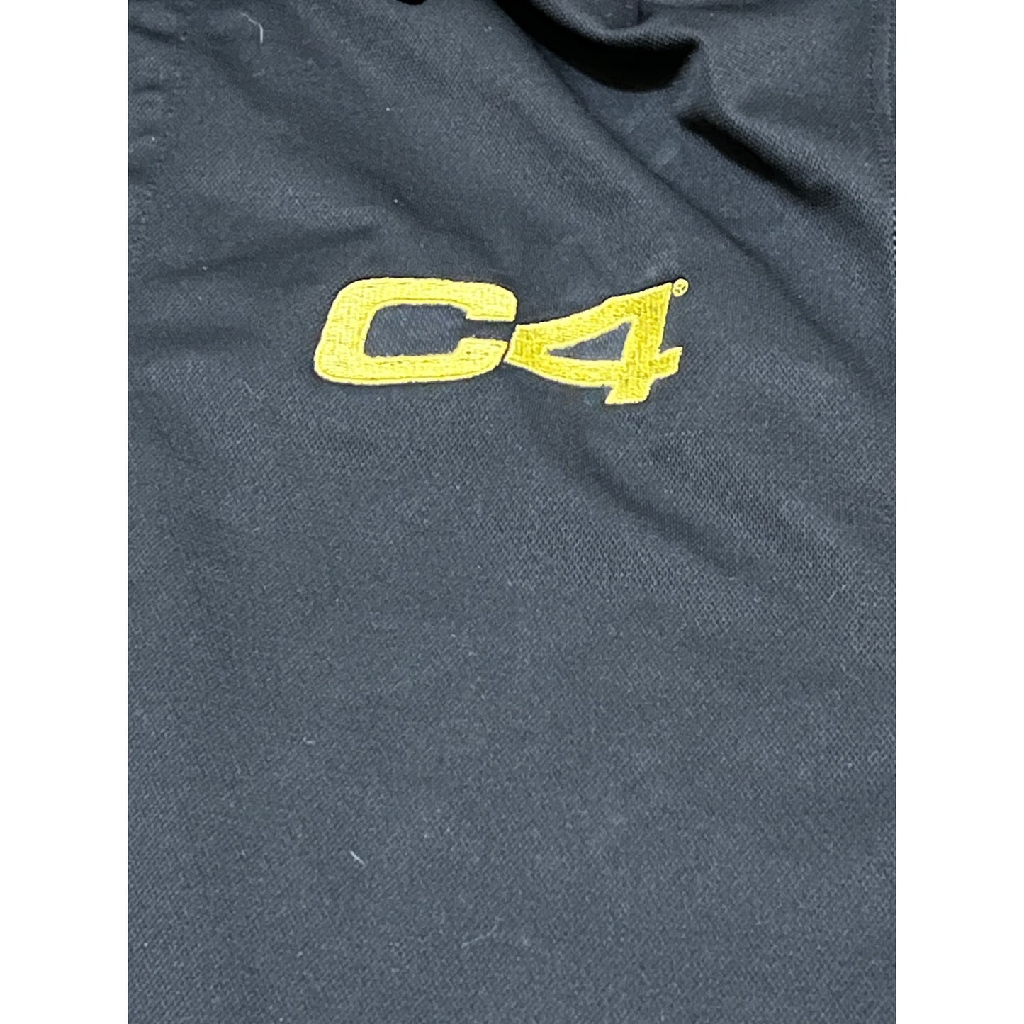 Sport-Tek C4 Men’s Coller Black Shirt Size Large In Great Condition