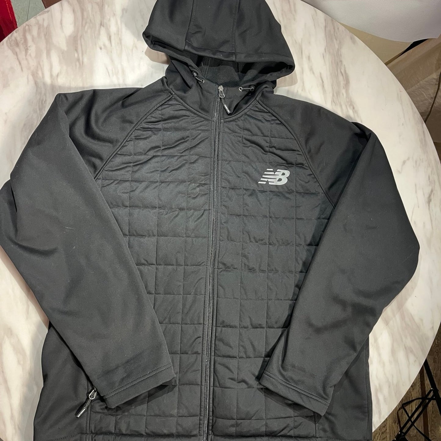 new balance womens puffer jacket Black XL