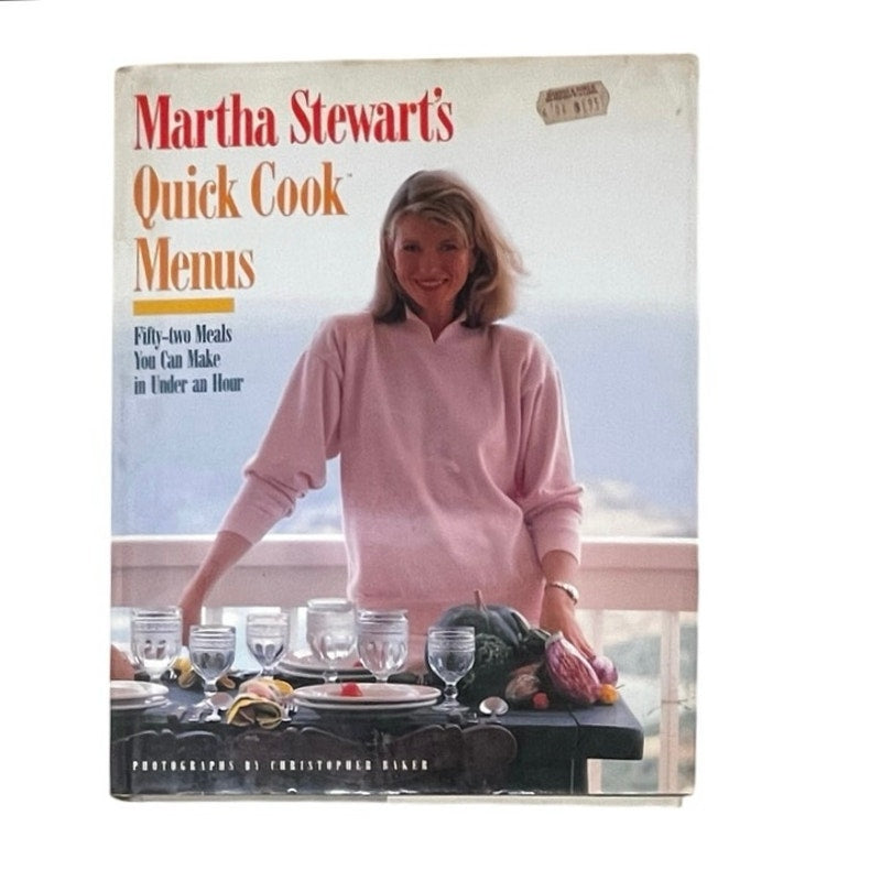 Martha Stewart's Quick Cook Menus