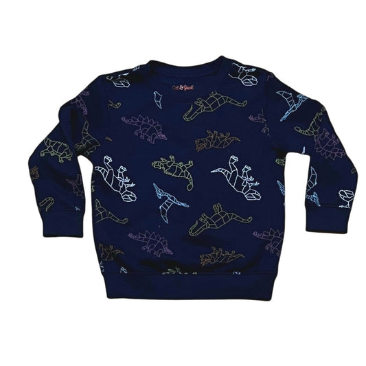 Cat & Jack dinosaur CrewNeck Sweater Size 4T