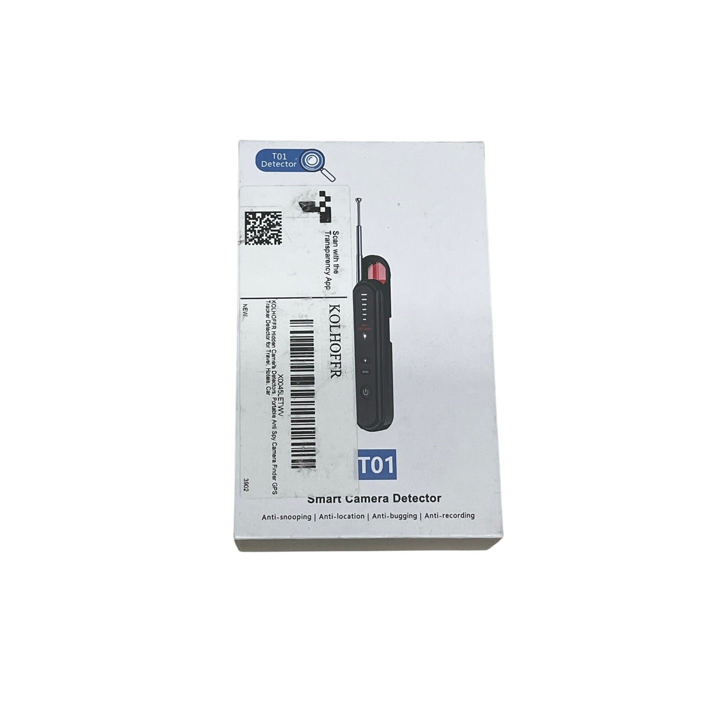 Hidden Camera Detector - 2025 Camera Detector, Hidden Device GPS Detector, Bug Detector, Camera Detector for Hotels, Travel, Office, 5 Levels Sensitivity (Black)