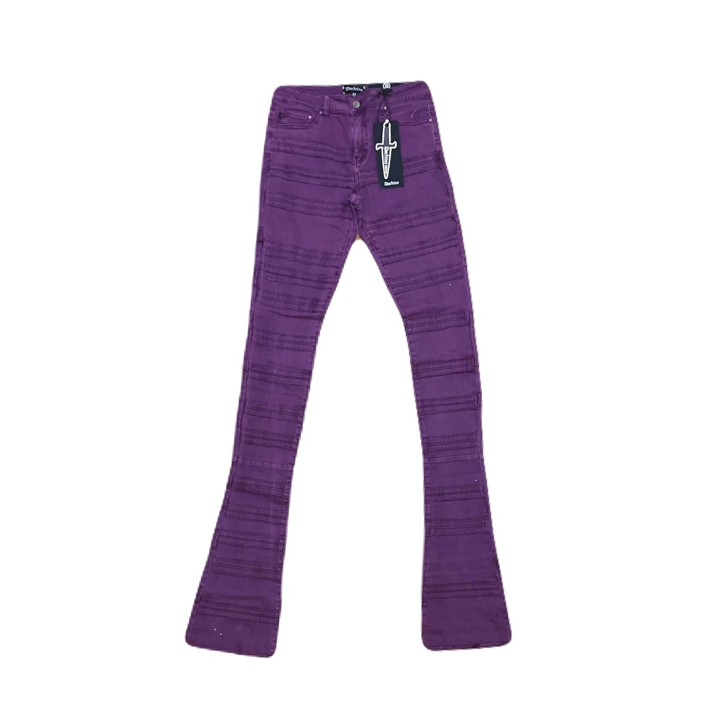Doctrine Kill Joy Superstack Purple Men’s Jean’s Size 36