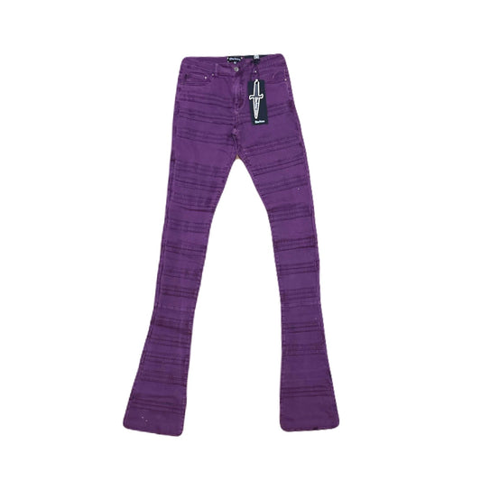 Doctrine Kill Joy Superstack Purple Men’s Jean’s Size 36