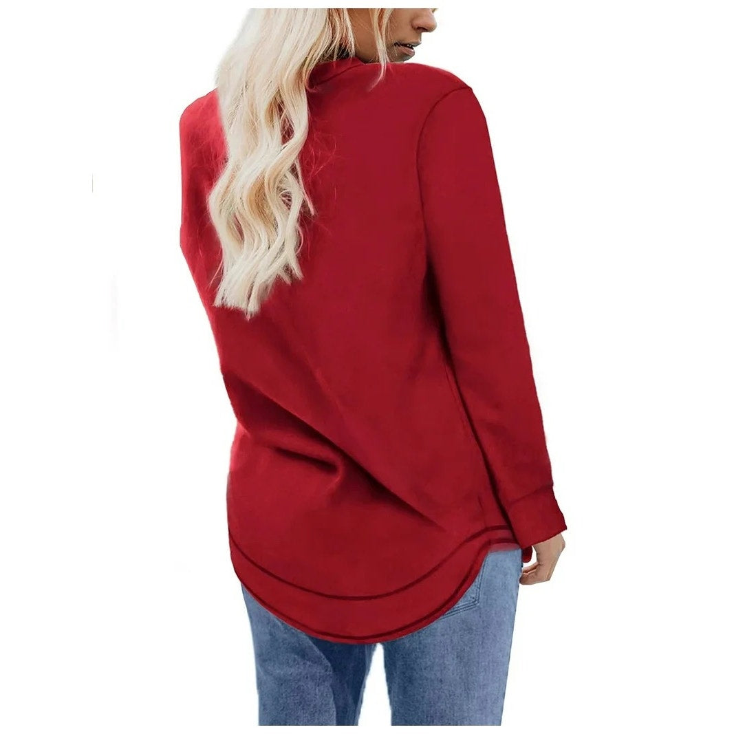 Fantaslook Sweatshirts for Women Crewneck Casual Long Sleeve Size 3XL
