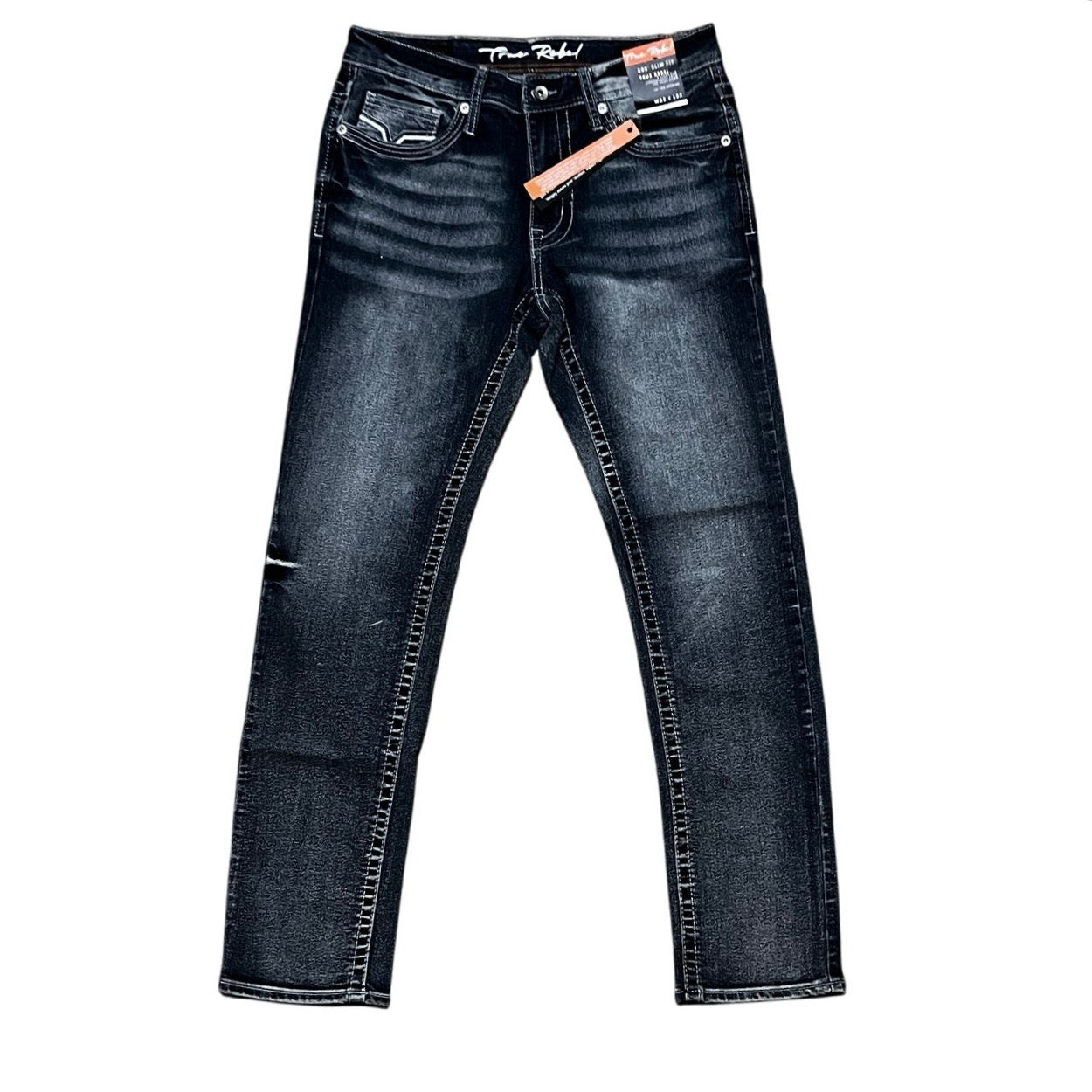 True Rebel Men’s Denim Blue Jeans Size W32 X L32