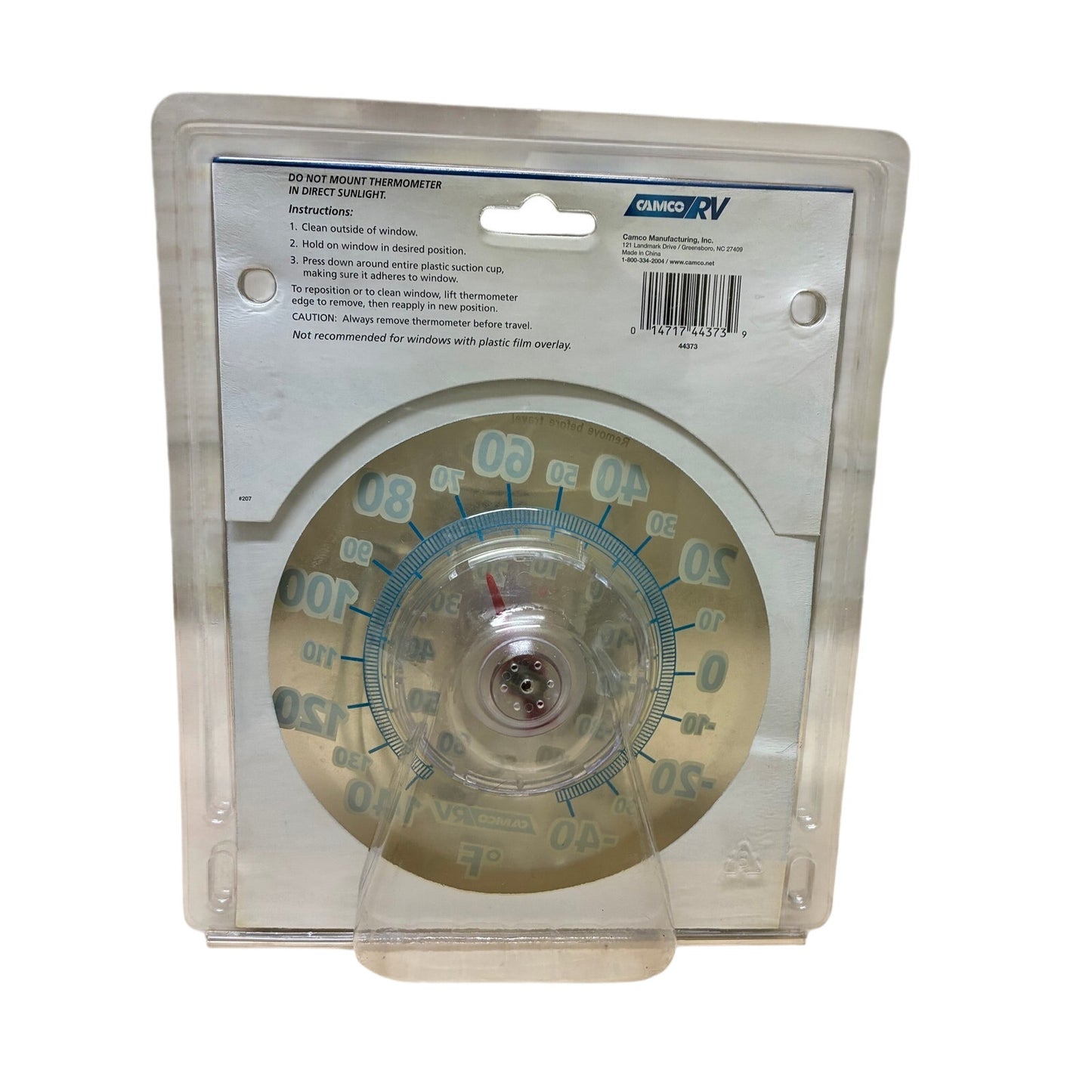 Camco Suction Cup RV Window Thermometer
