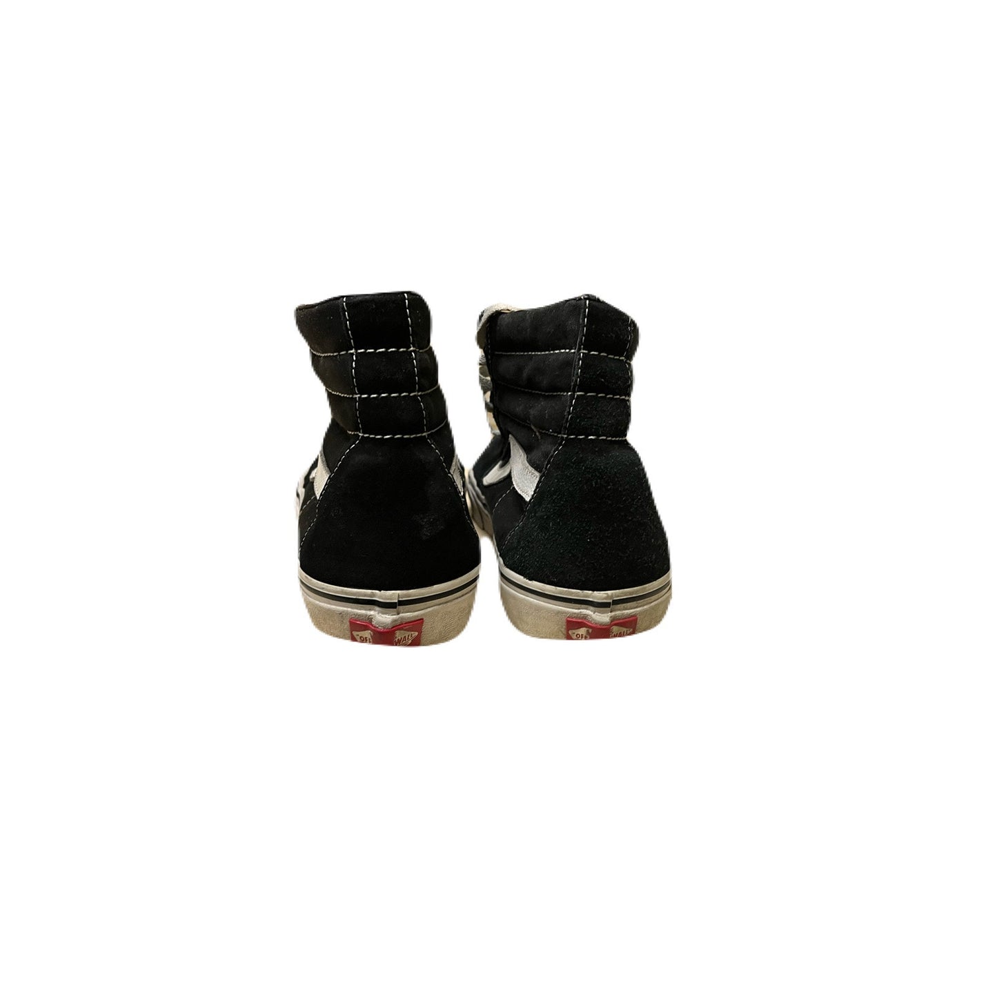 Vans Men’s Size 10 Sk8-Hi Black Lace Up High Sneakers Distressed