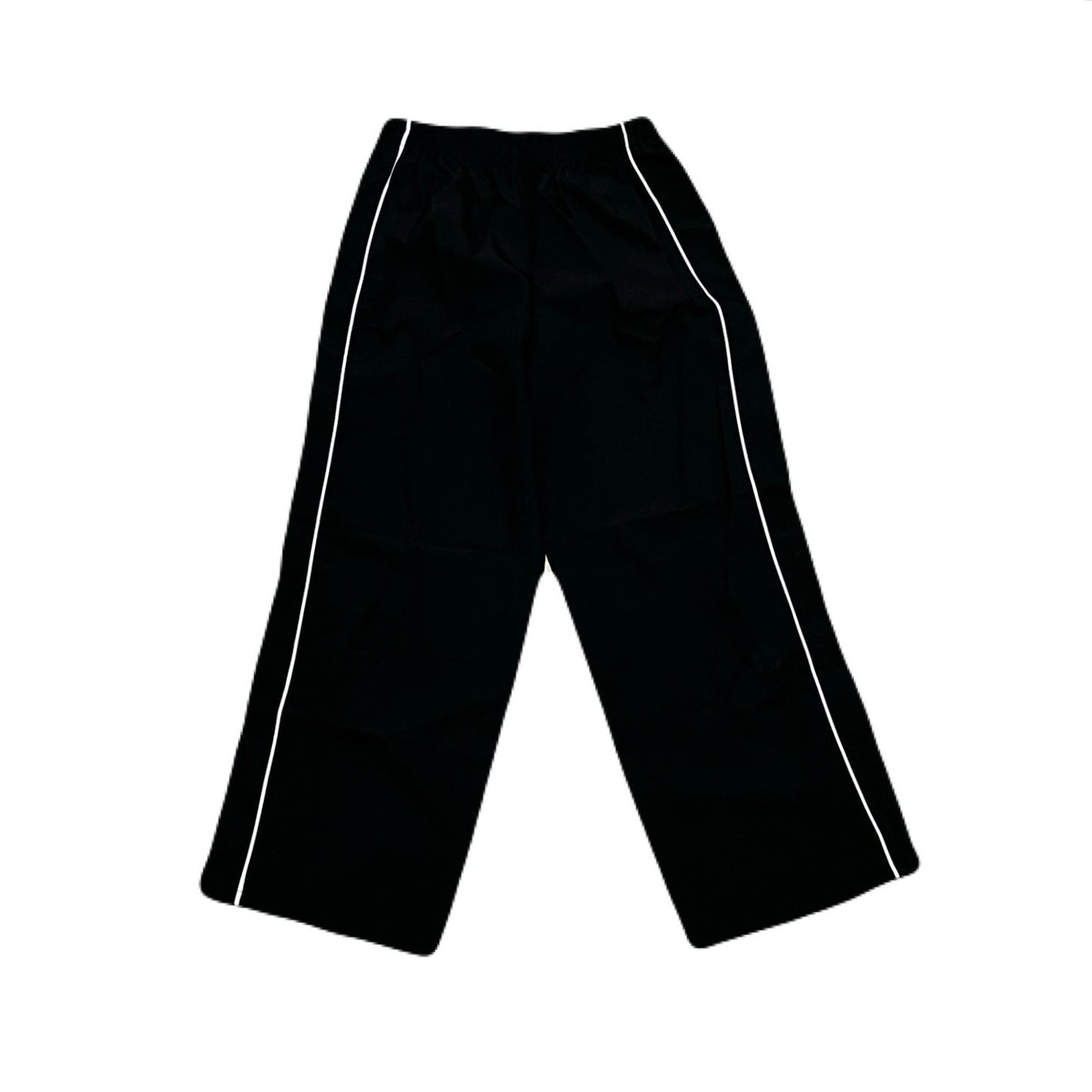 SHEIN Women’s Black Pant With A White Stripe Line On The Side Petite M