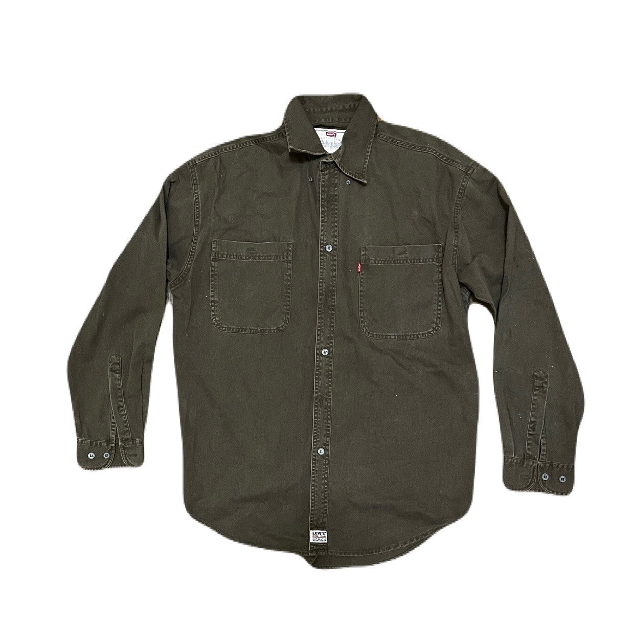 Levi’s Olive Long Sleeve Denim Women’s Jacket Size Medium
