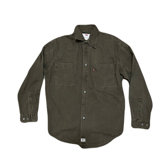 Levi’s Olive Long Sleeve Denim Women’s Jacket Size Medium