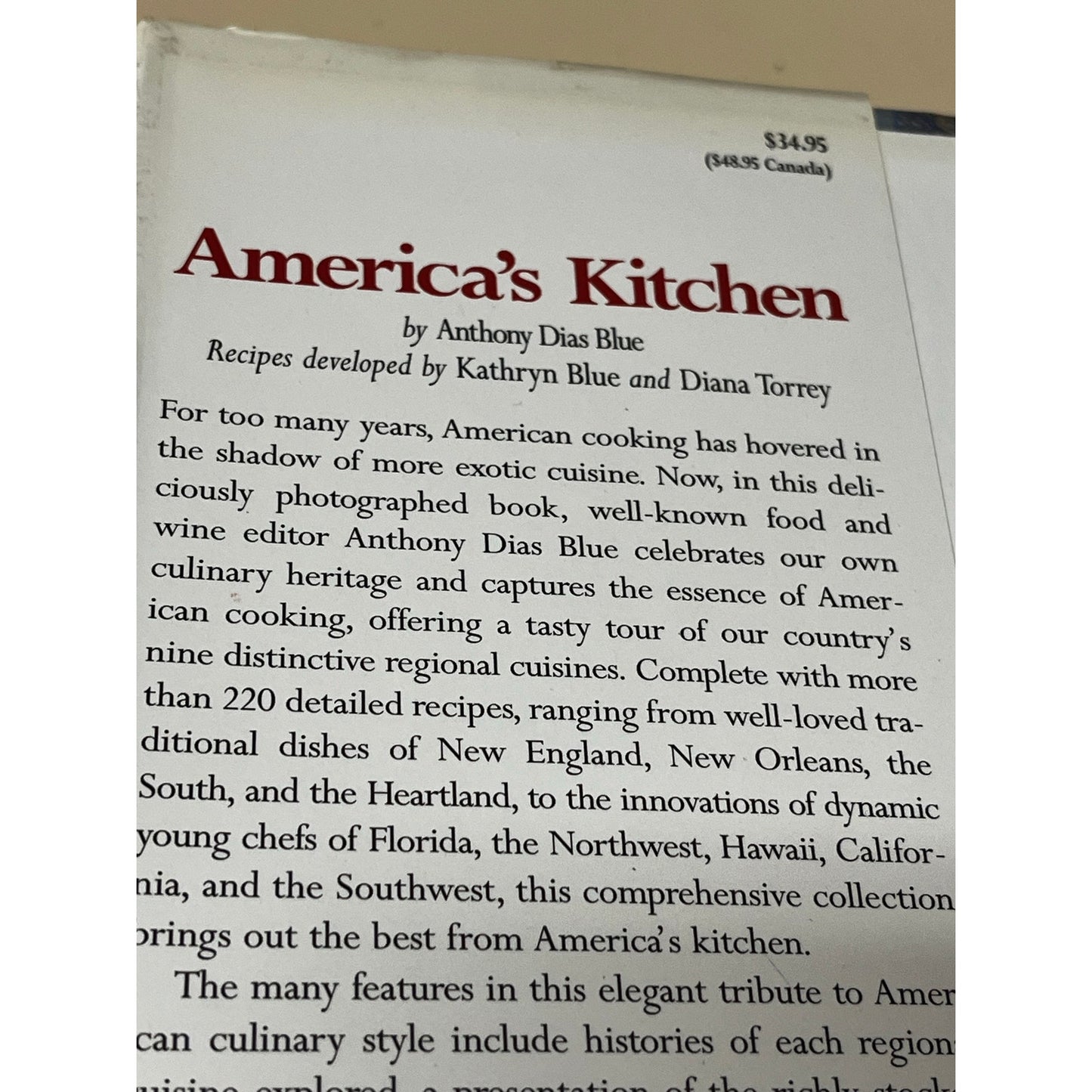 America's Kitchen : Traditional and Contemporary Regional Cooking Featuring