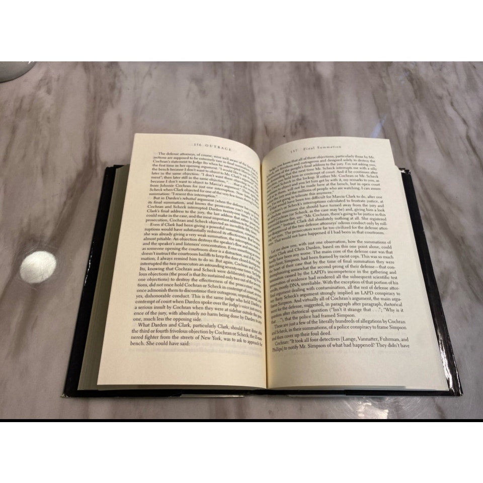 Outrage HardCover Book Author Vincent Bugliosi