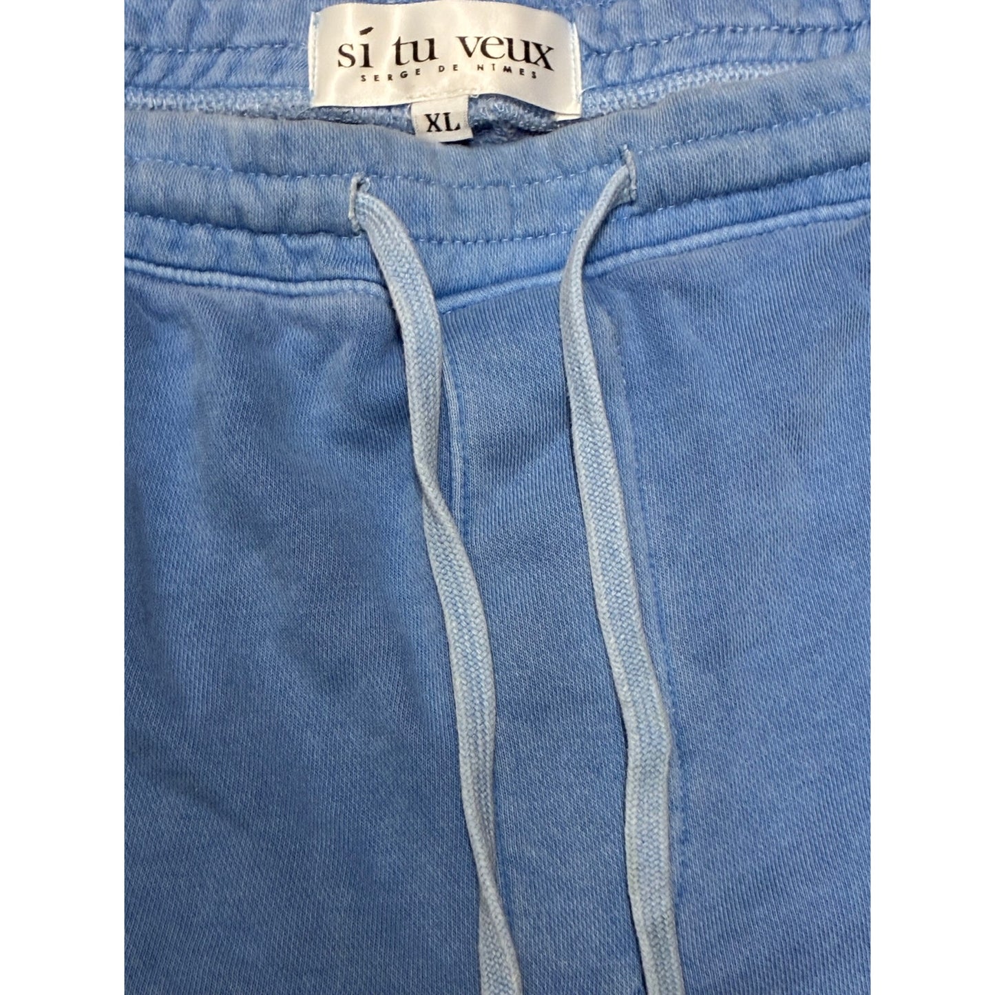 Si Tu Veux Sky Blue Sweatpants Size XL