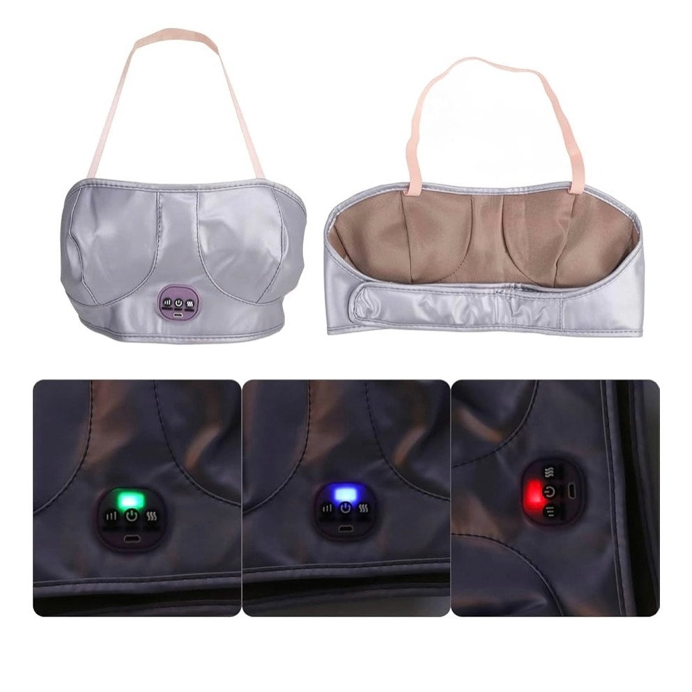 Breast Hot Compression Machine Gray Silver Lifting Plump Up 3 Speed Household