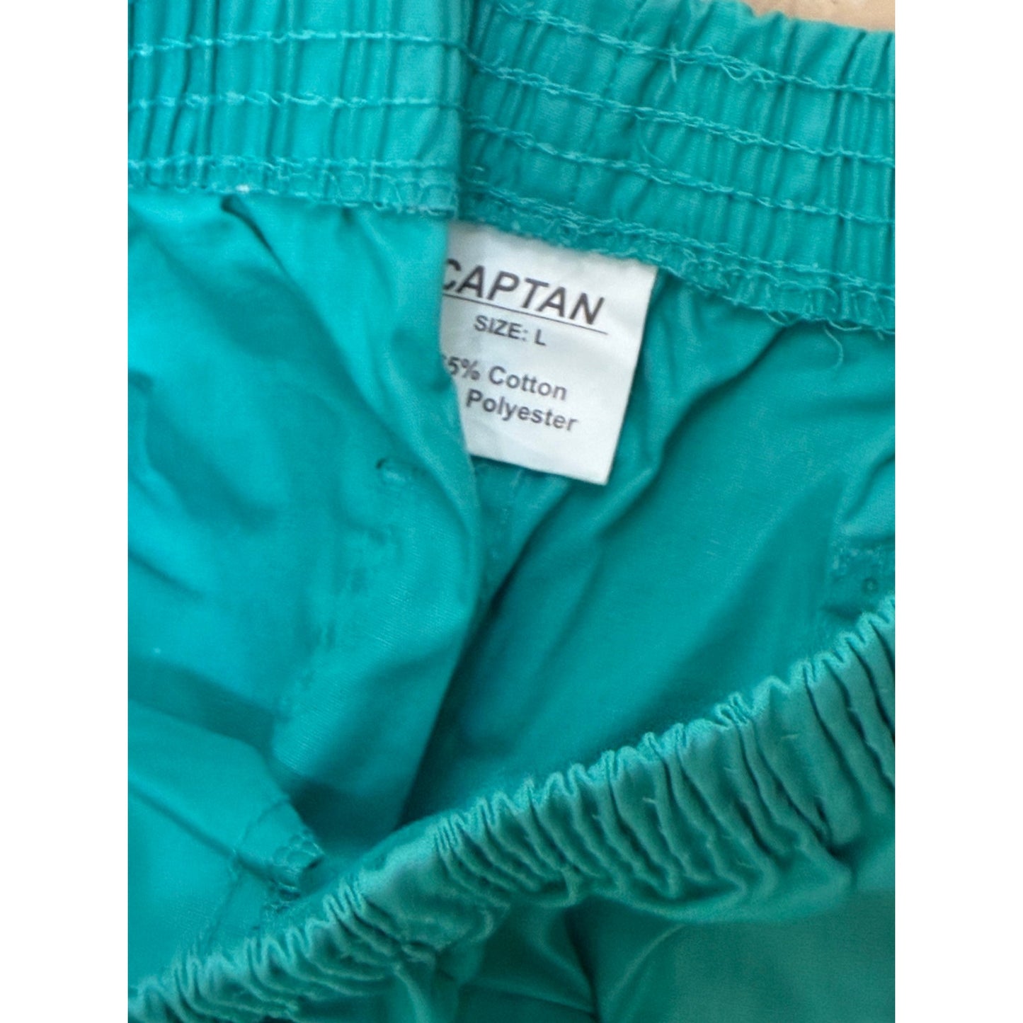 Captan Green Scrub Pants Size Large New