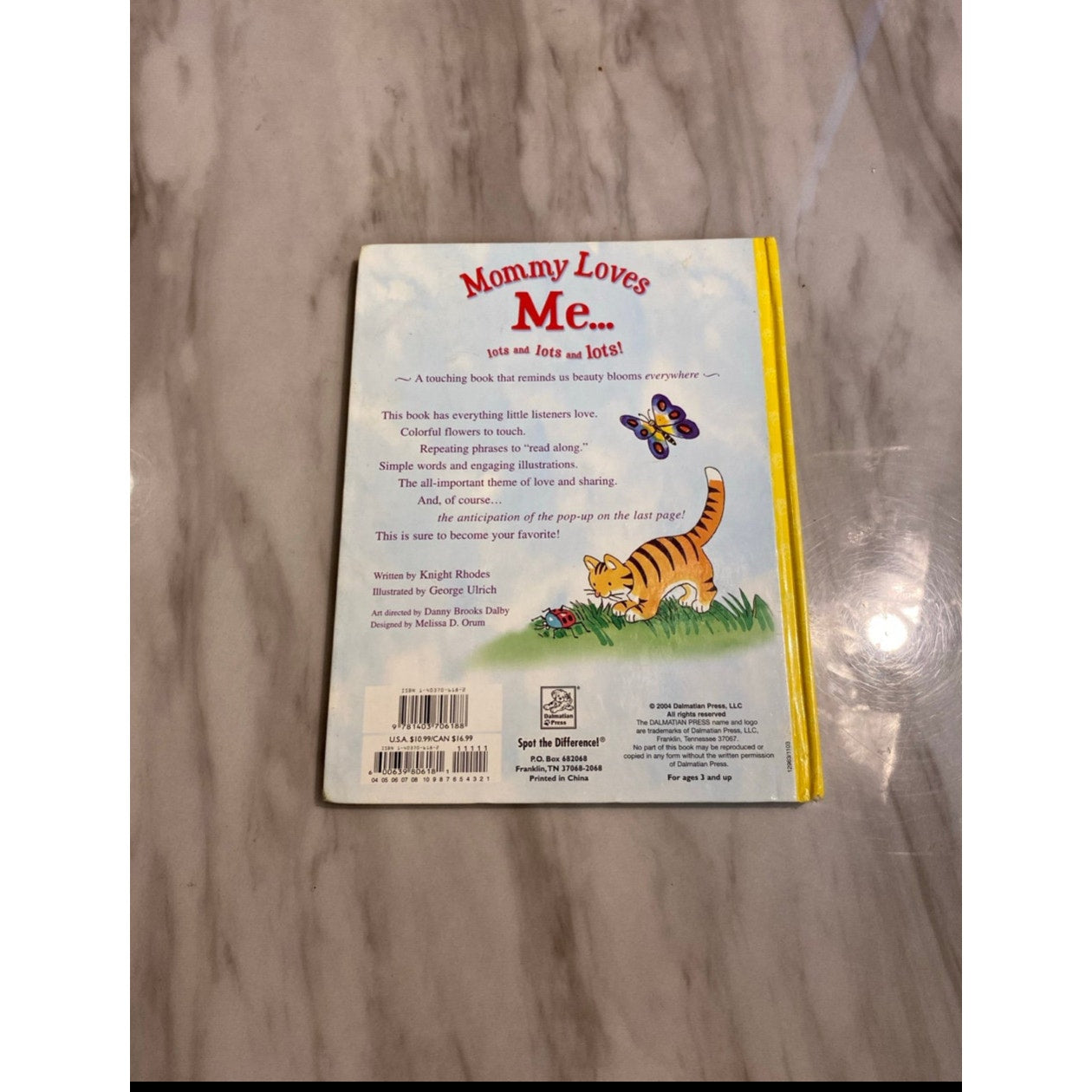 Mommy loves me hardcover book