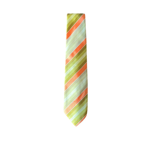 Green & Peach Men’s Tie