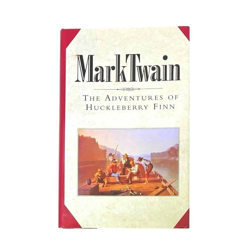 the adventures of huckleberry finn book, by Mark Twain, 1992 Hardcover