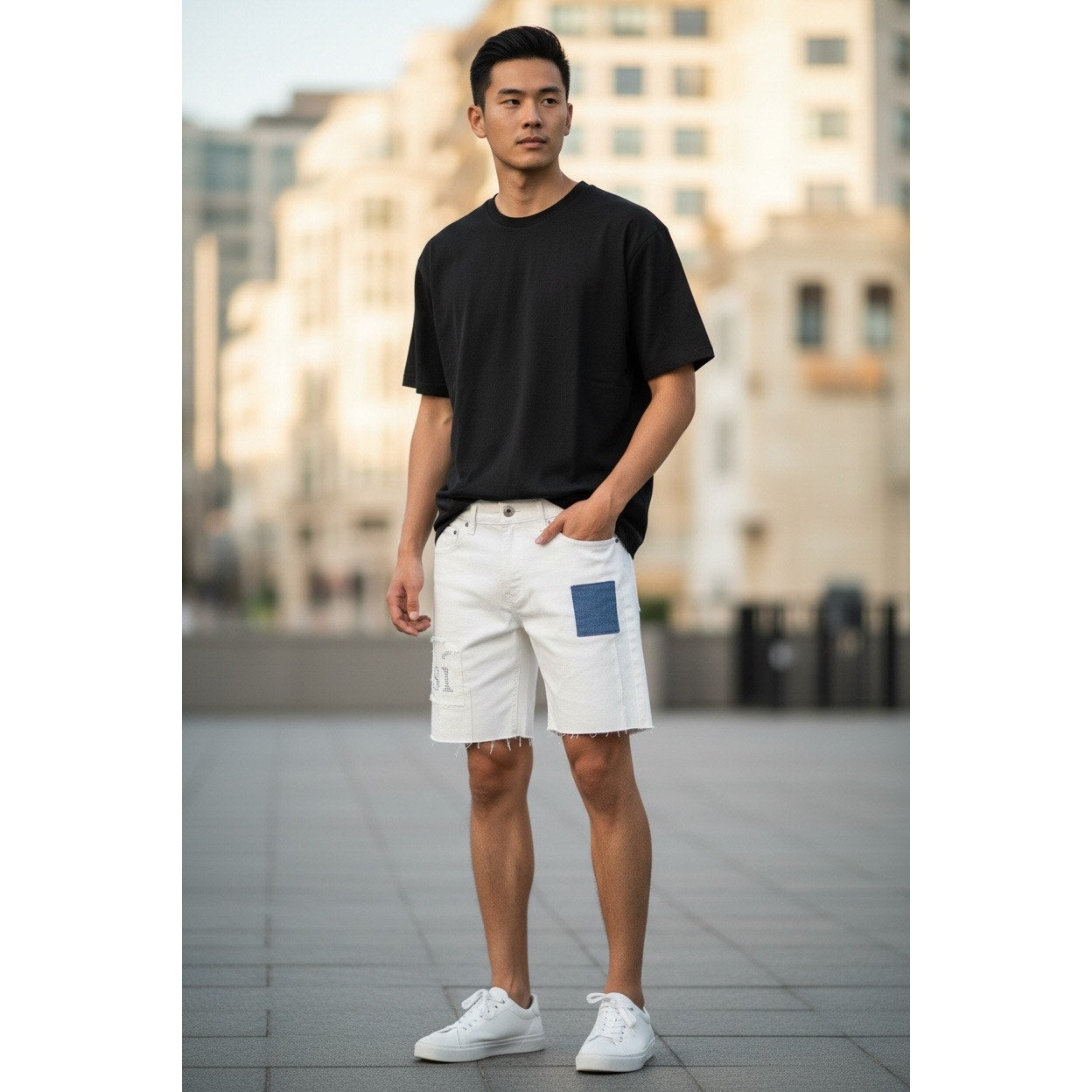 Si Tu Veux White Jeans Super Slim Fit Size 34
