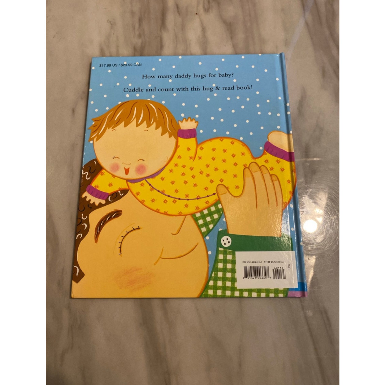 Daddy hugs Hardcover book