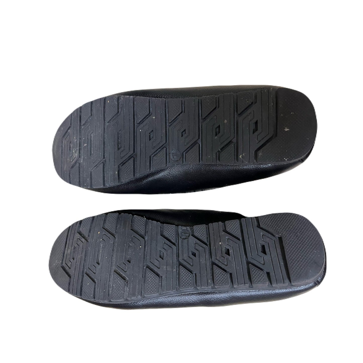 Women’s Black loafers With Gold Straps Size 7 Brand New No Box