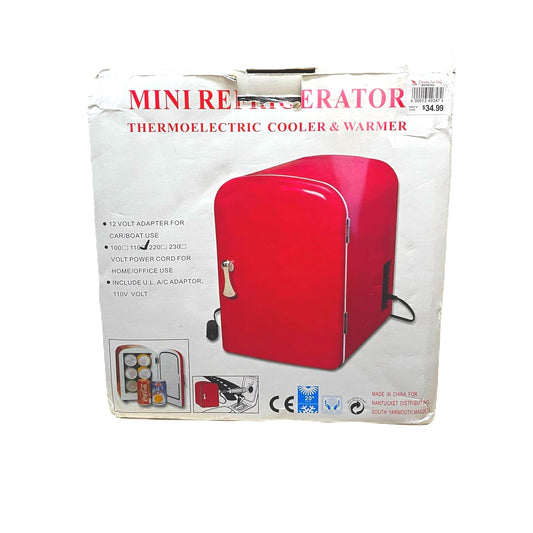 Mini Refrigerator Thermoelectric Cooler & Warmer Red
