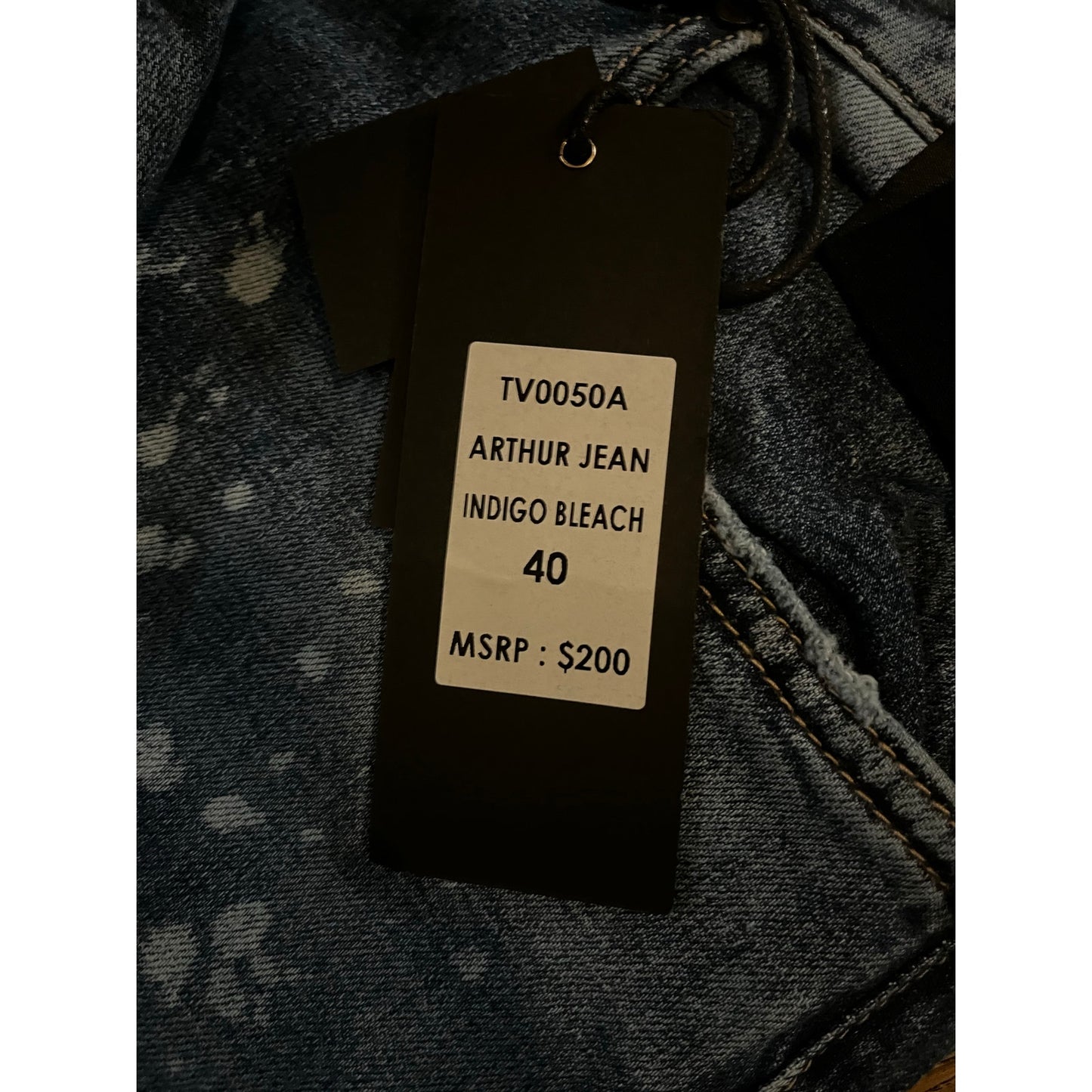 Si Tu Veux Superstack Arthur Jean Indigo Bleach Size 40