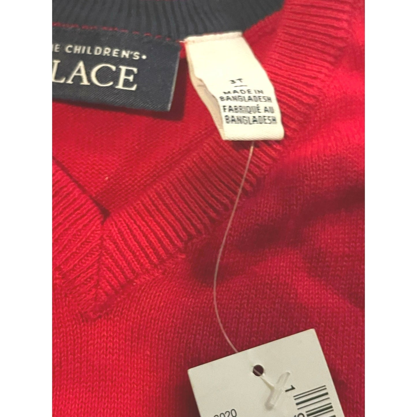 The children’s Place Baby And Toddler Boys V Neck Sweater - Red Size 3T