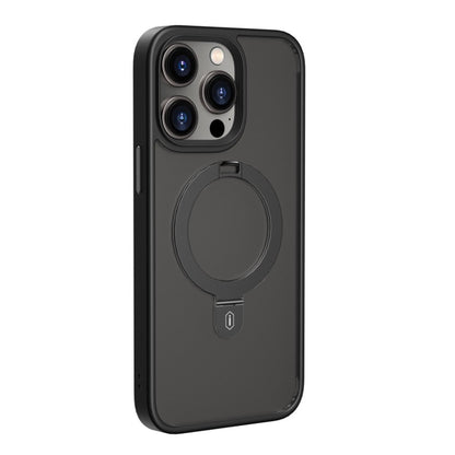 Simple and Fashion Black I Phone 
13 6.1/14 6.1 Bracket Magsafe Phone Case