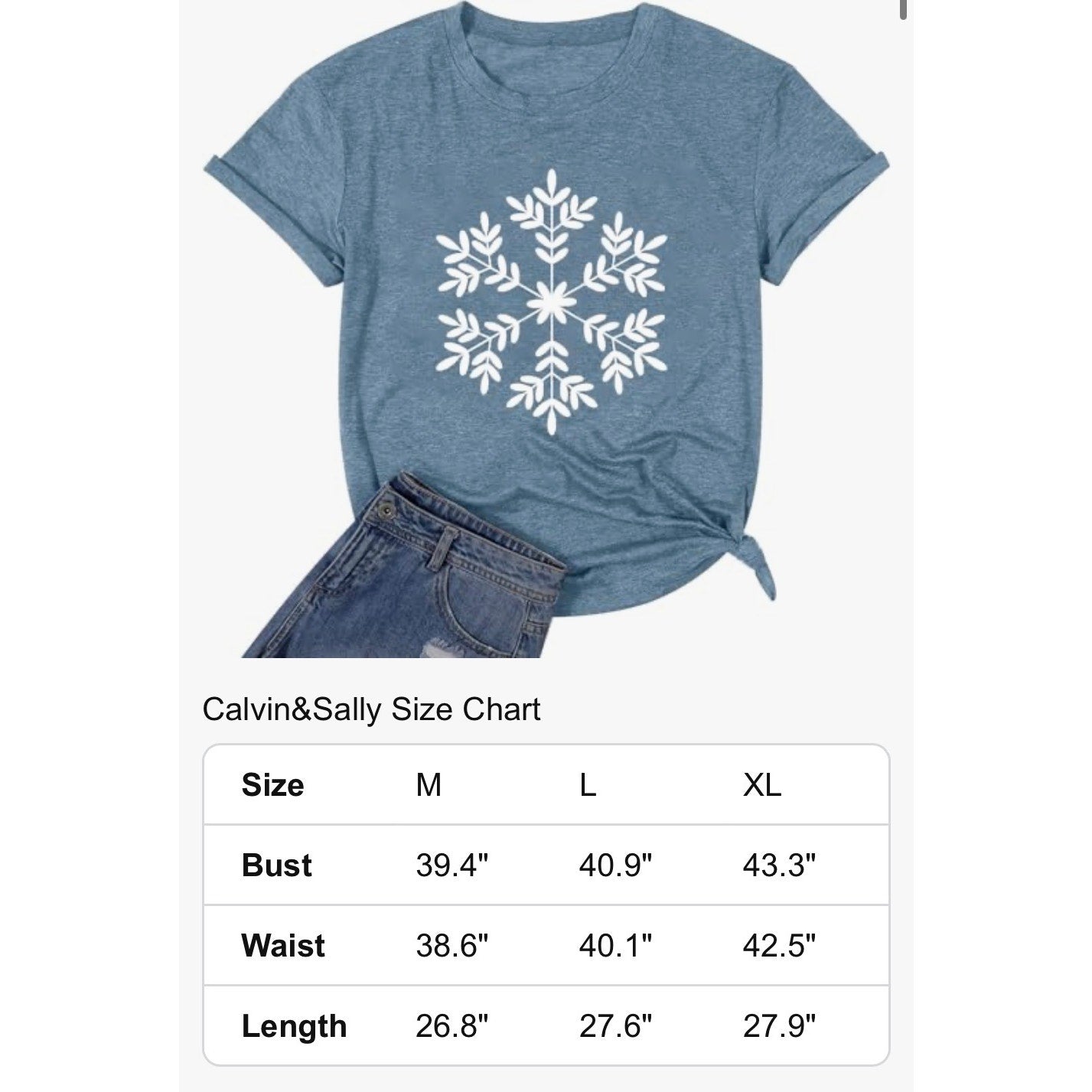 Merry Christmas Tshirts Women Funny Cute Snowflake Letter Print Graphic Print