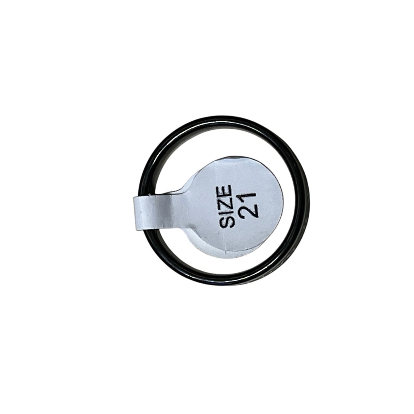 Endless Love Black Stainless Steel Ring Brand New Size 21