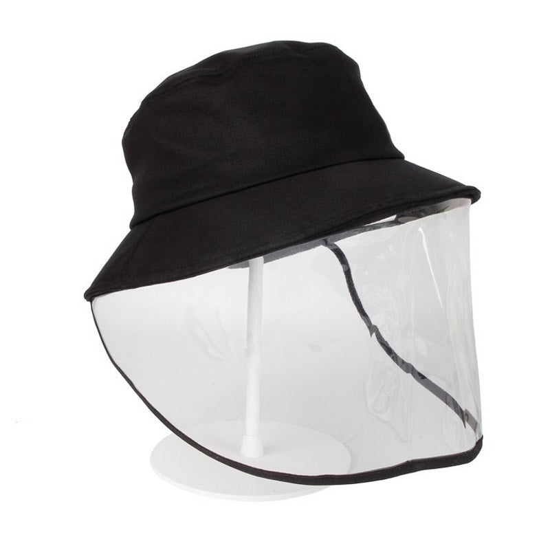 WITHMOONS Spitting Protective Hat Facial Splash proof Cover Mask GNB1267 (Black)