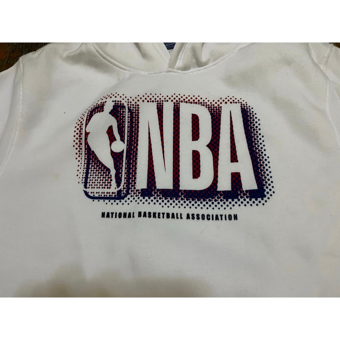 White NBA Kids Hoodie Size 14/16 Brand New