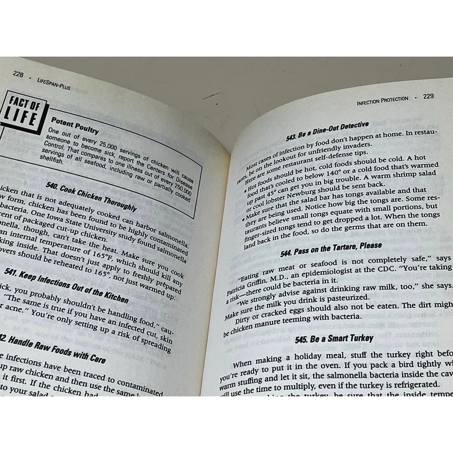 LifeSpan-Plus: 900 Techniques To Live Longer 1993,Hardcover book