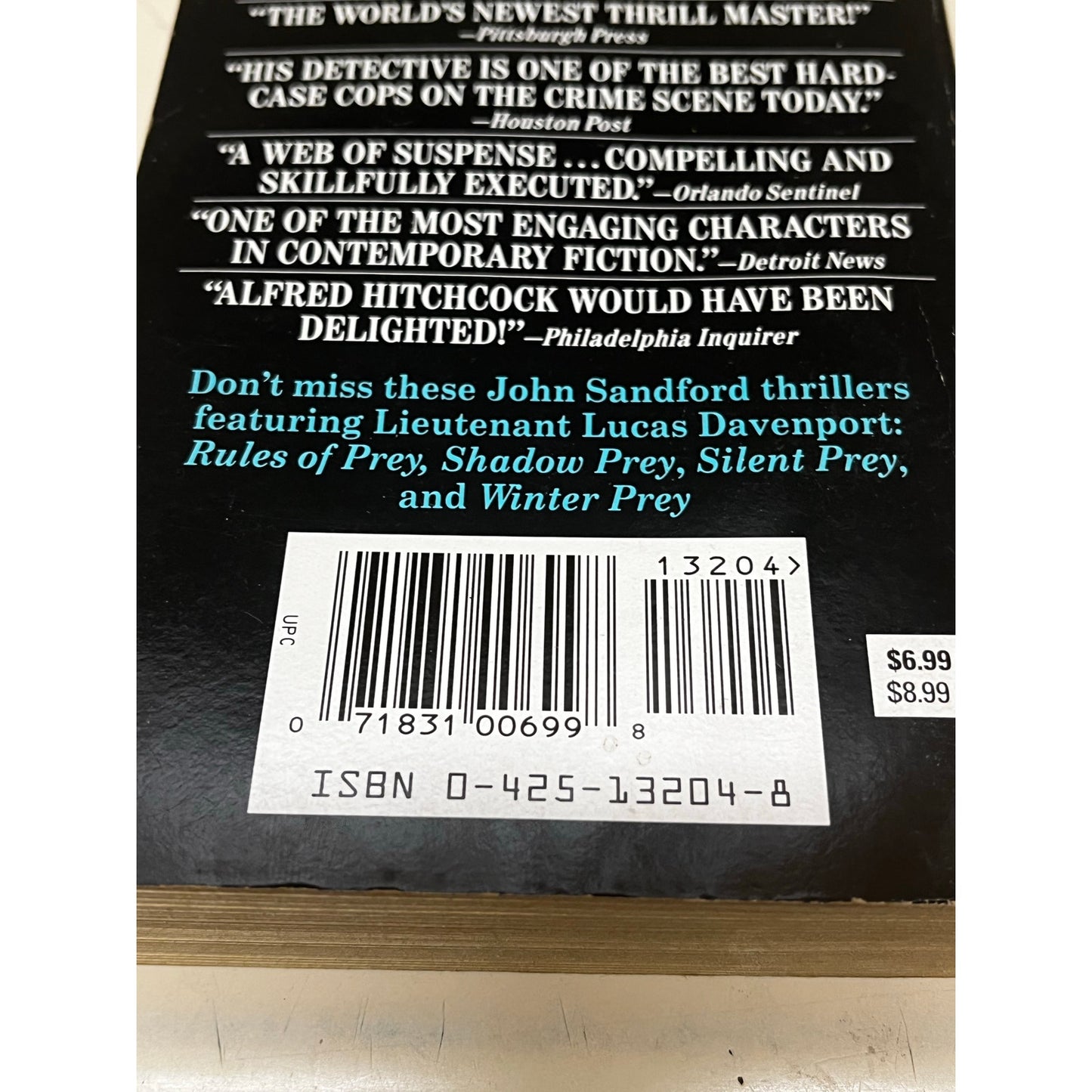 Eyes Of Prey By John Sandford PaperBook