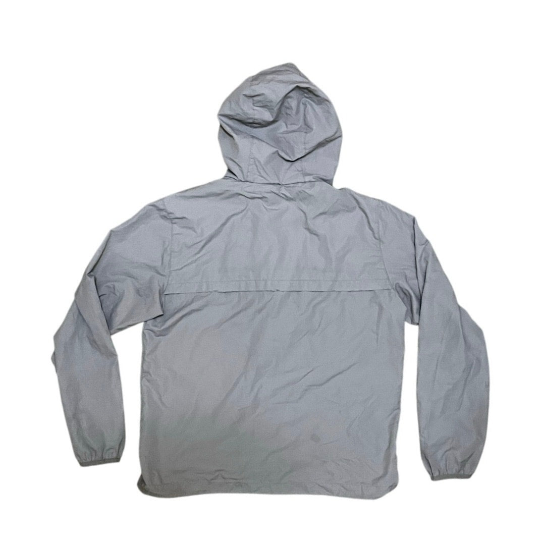 Quiksliver Gray Windbreaker Jacket Size Medium