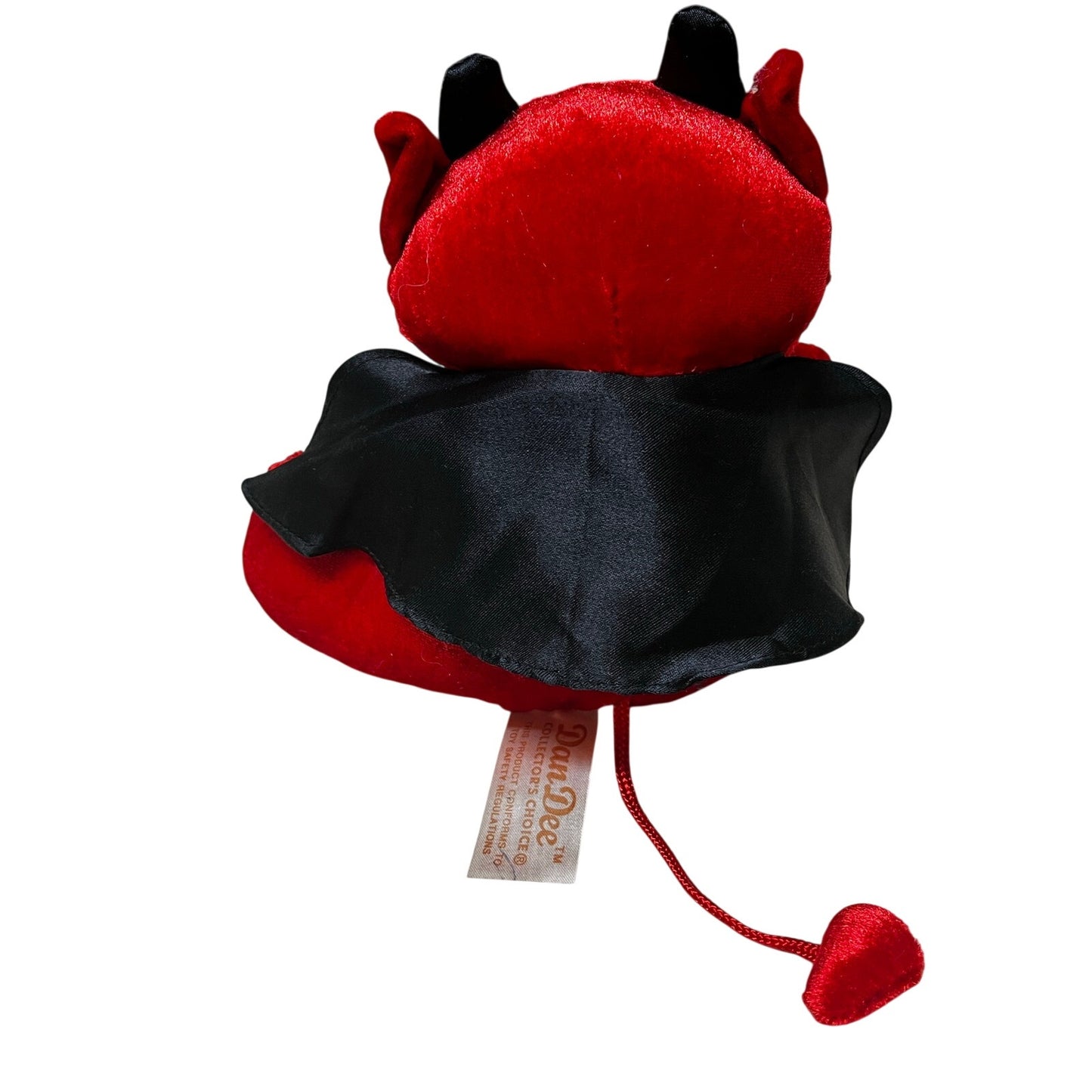 Red Devil Valentine's Plush "Love You"  6" Vintage With Sounds