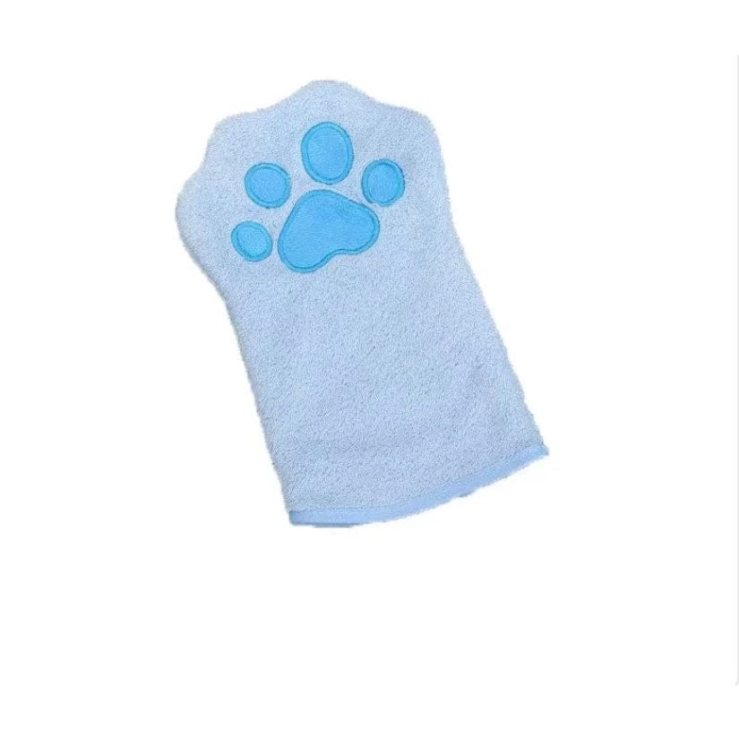 Cat Paw Grooming Glove Towel