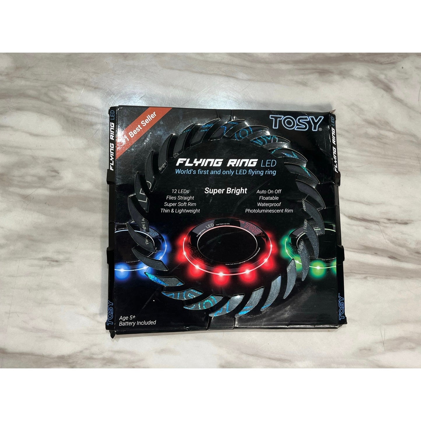 Tosy Flying Disc with RGB Lights - Rechargeable Fun Gift