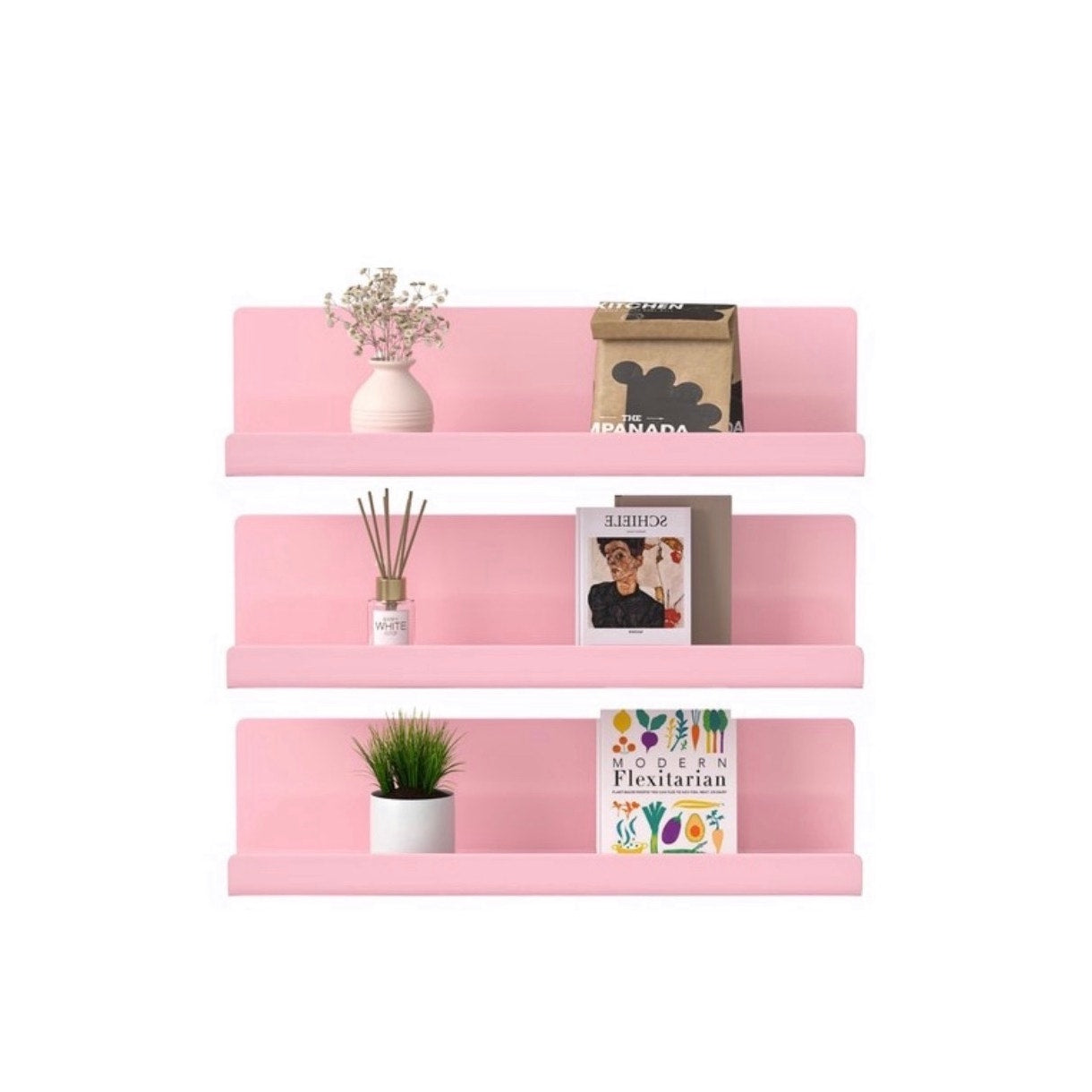 WELDUN Floating Shelves, 3 Wall Shelves